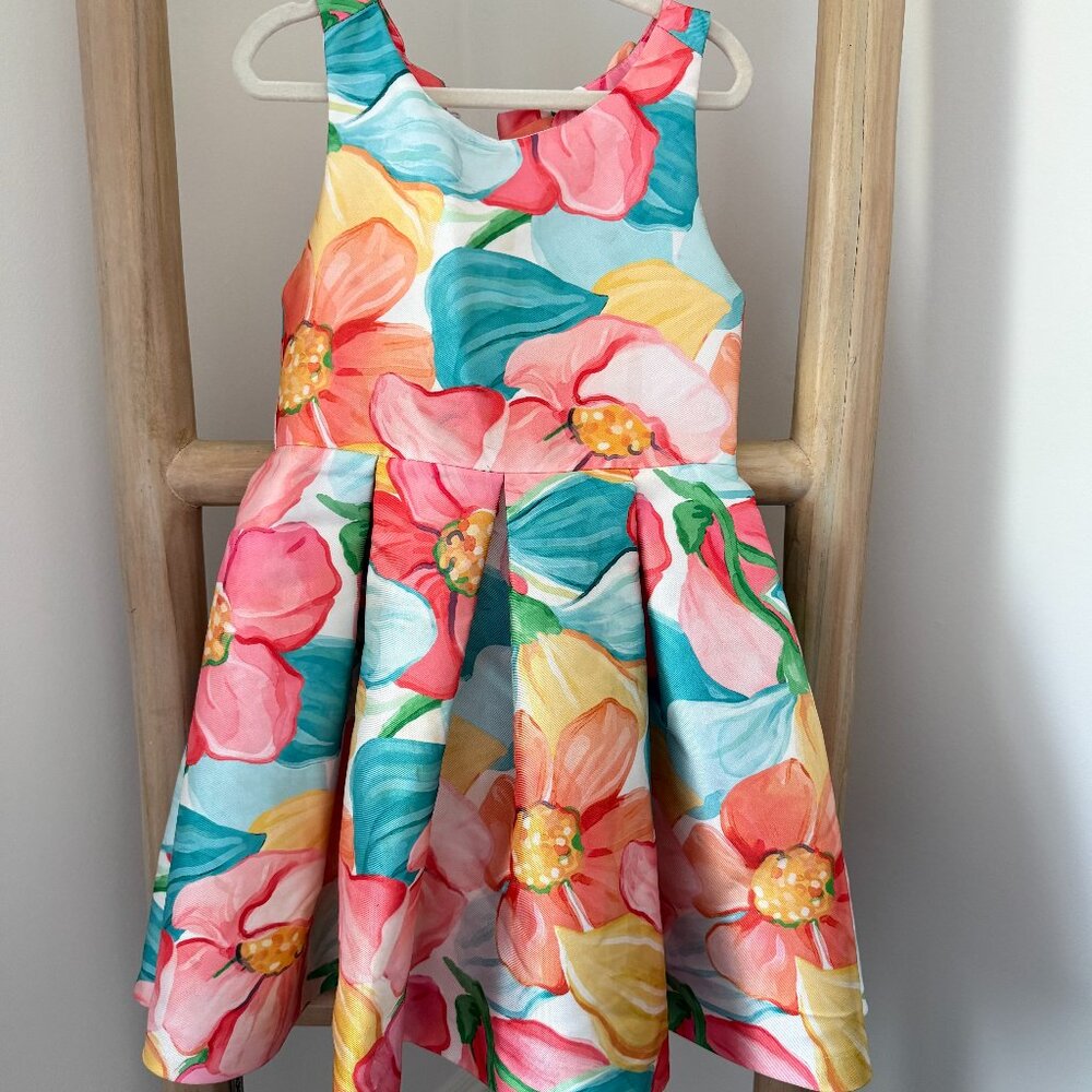 Abel & Lula Girls Formal Floral Dress, Size 5